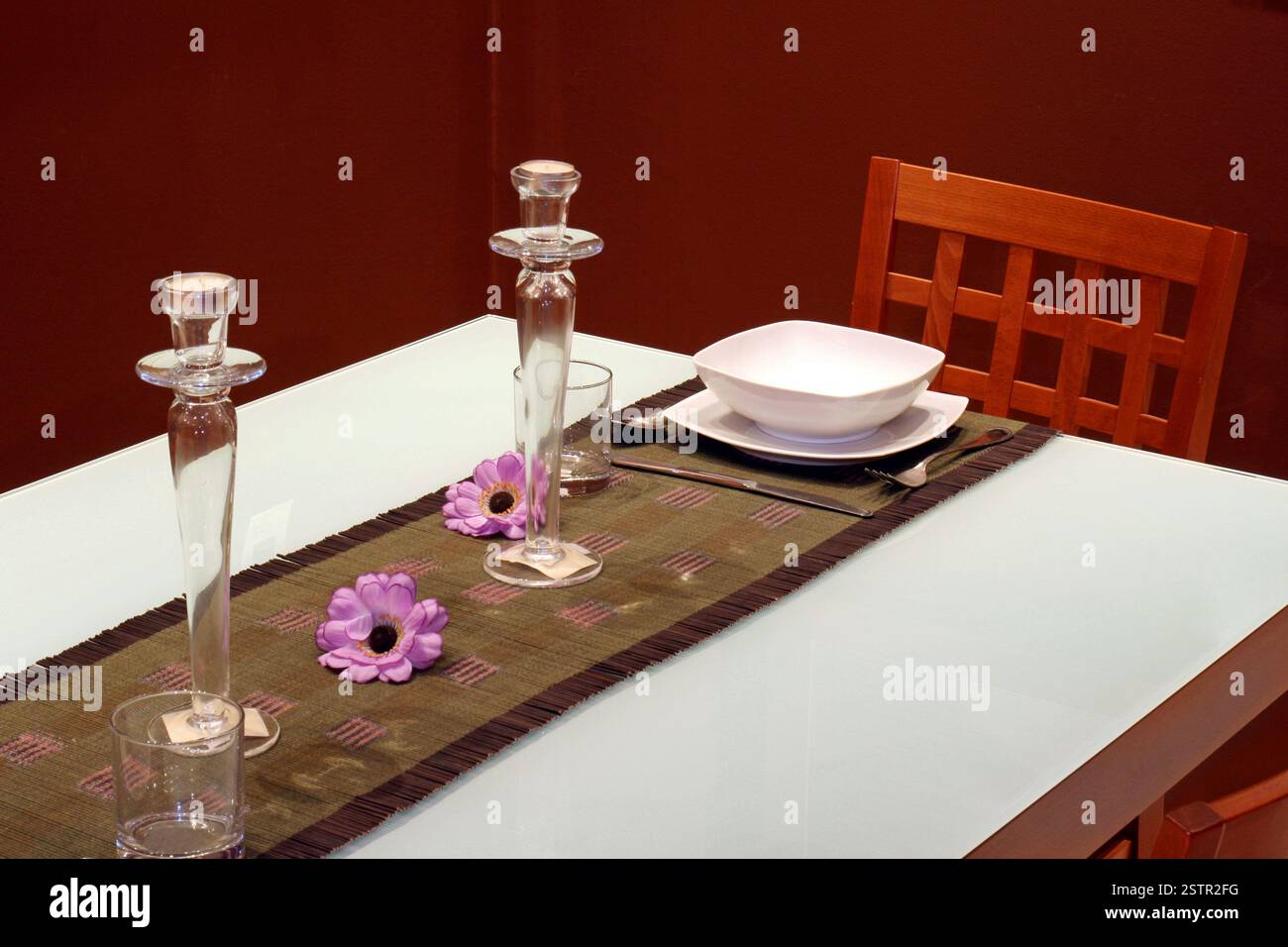 Festliche Tafel Stockfoto