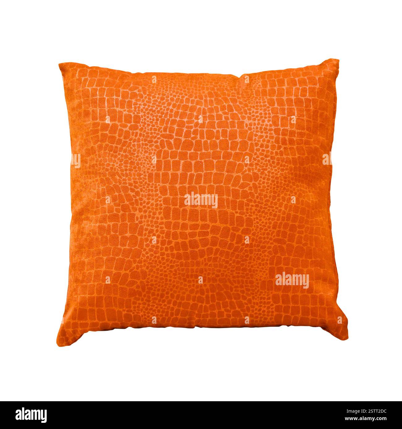 Orange Kissen Stockfoto