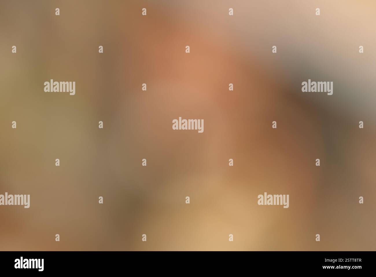 Abstraktes, verschwommenes Bild mit Erdtönen in einer Mischung aus Braun und Beige Stockfoto