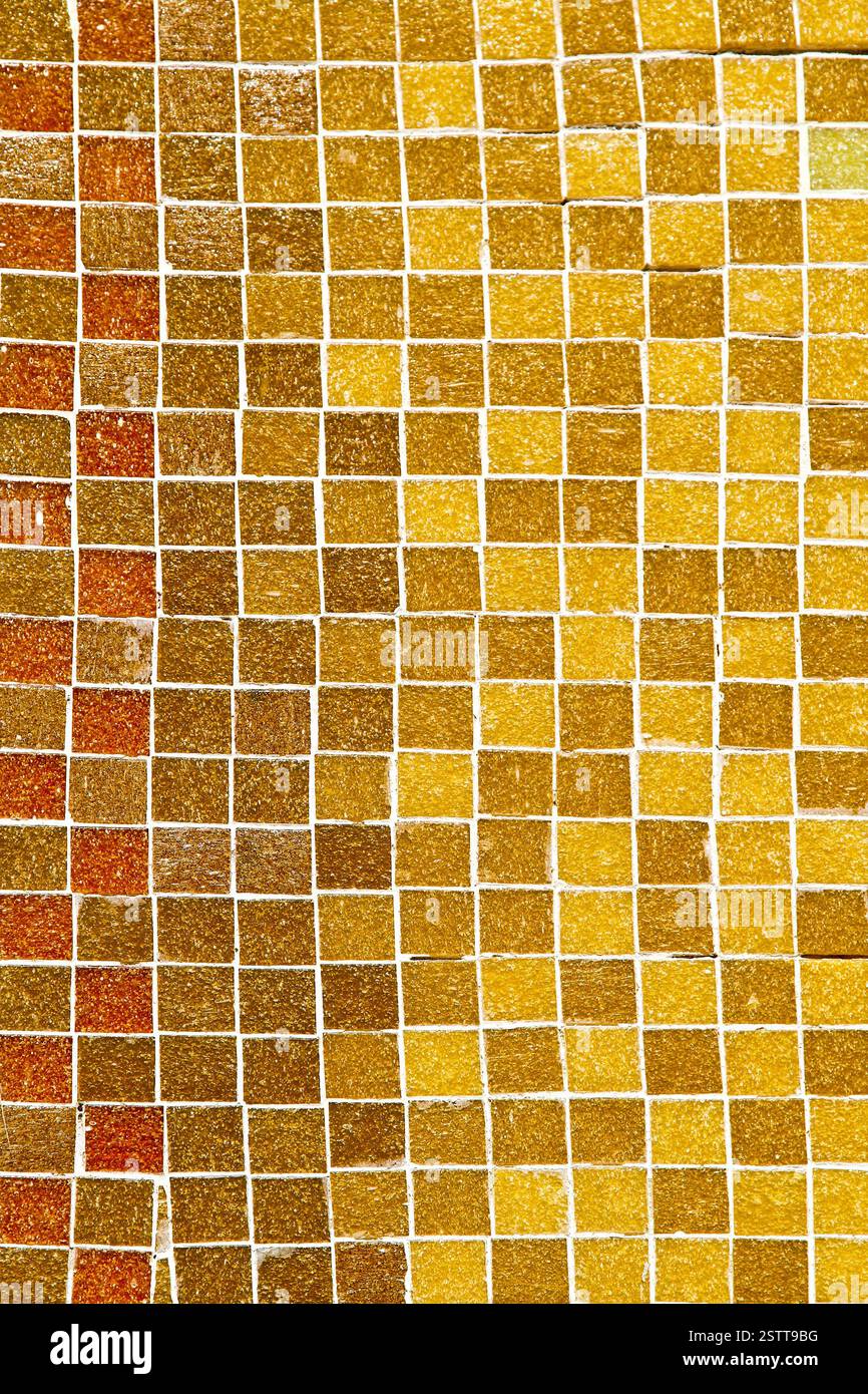 Gelben Kacheln Stockfoto