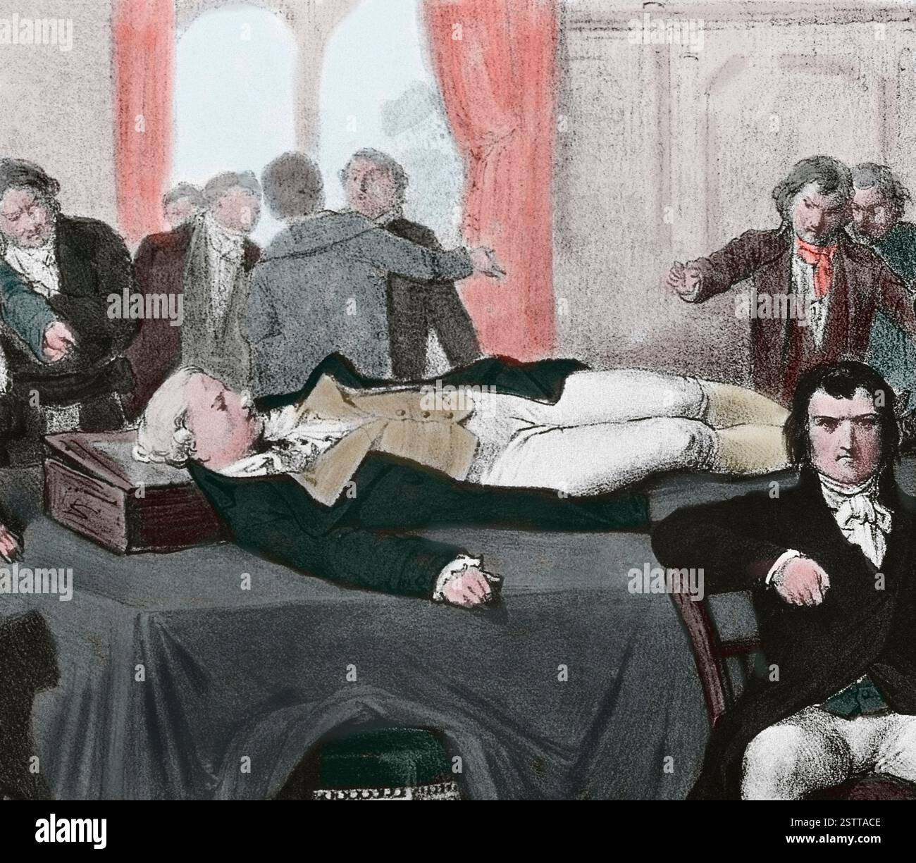 Maximilien Robespierre (1758-1794). Französischer Anwalt und Politiker. Figur der Französischen Revolution. Mitglied des Jacobin Club. Von Guillotine hingerichtet, 179 Stockfoto