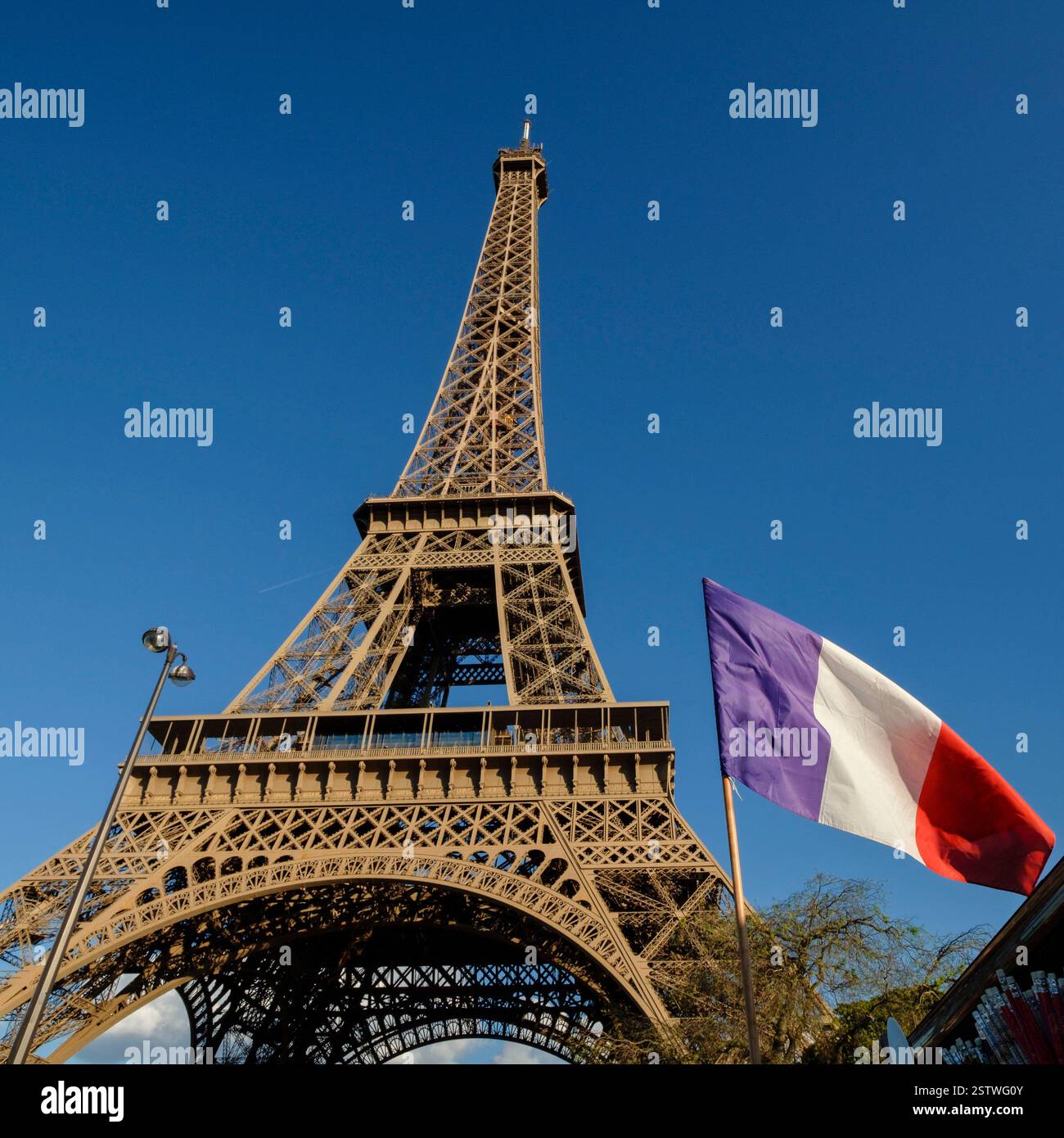 Torre Eiffel Stockfoto