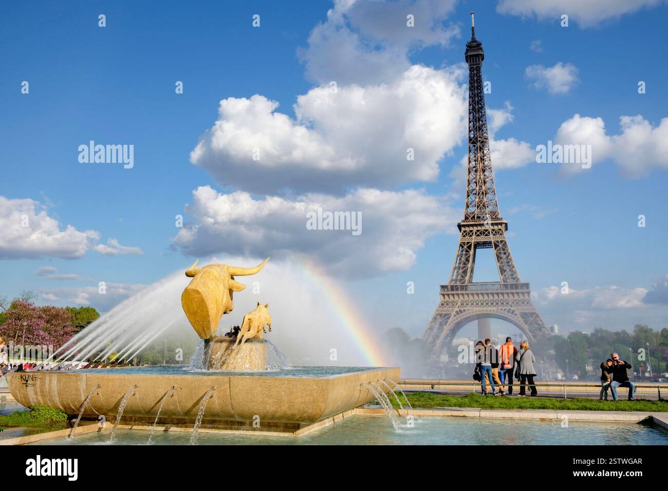 Eiffelturm Stockfoto