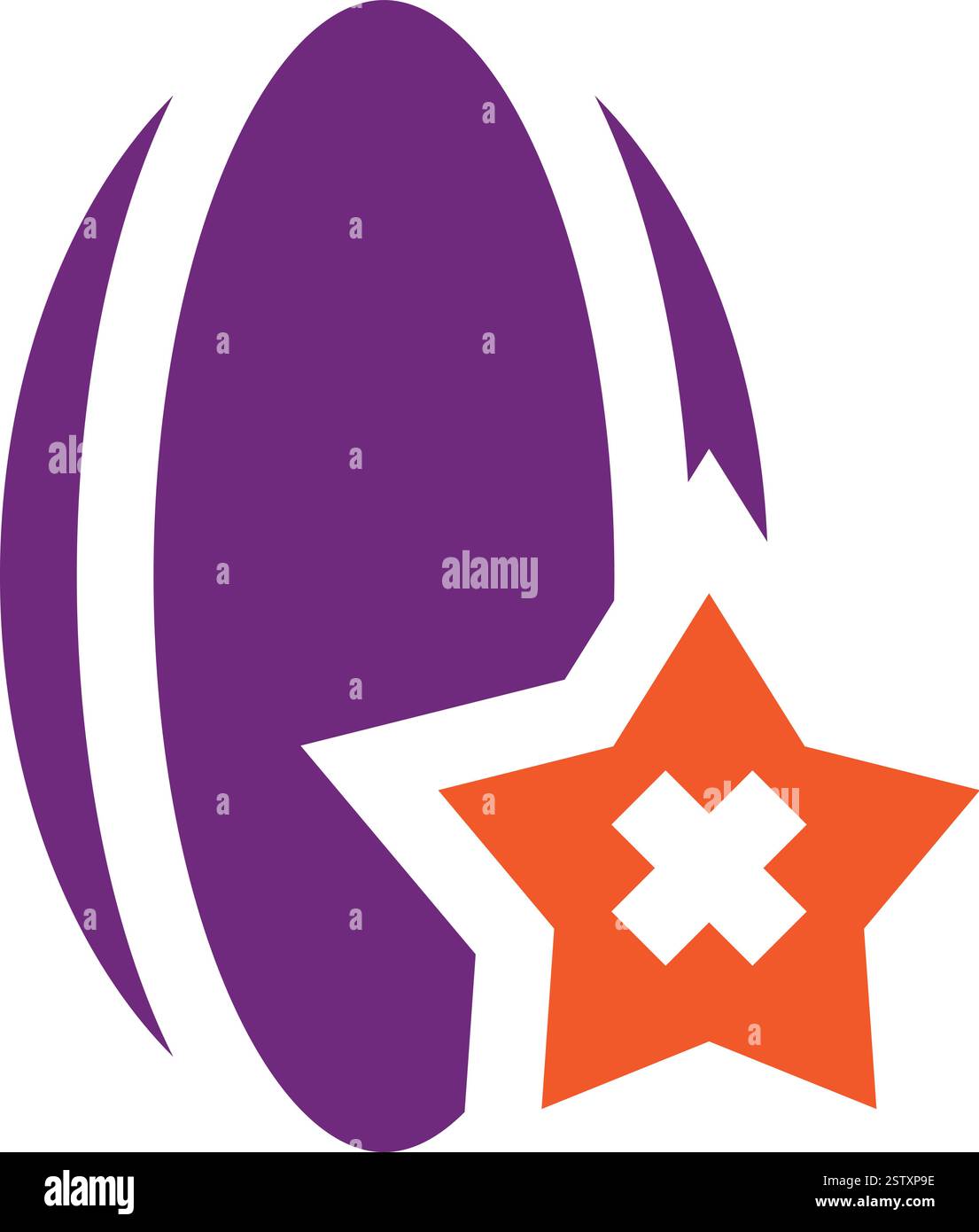 Stern Frucht Vektor Icon Design Illustration Stock Vektor