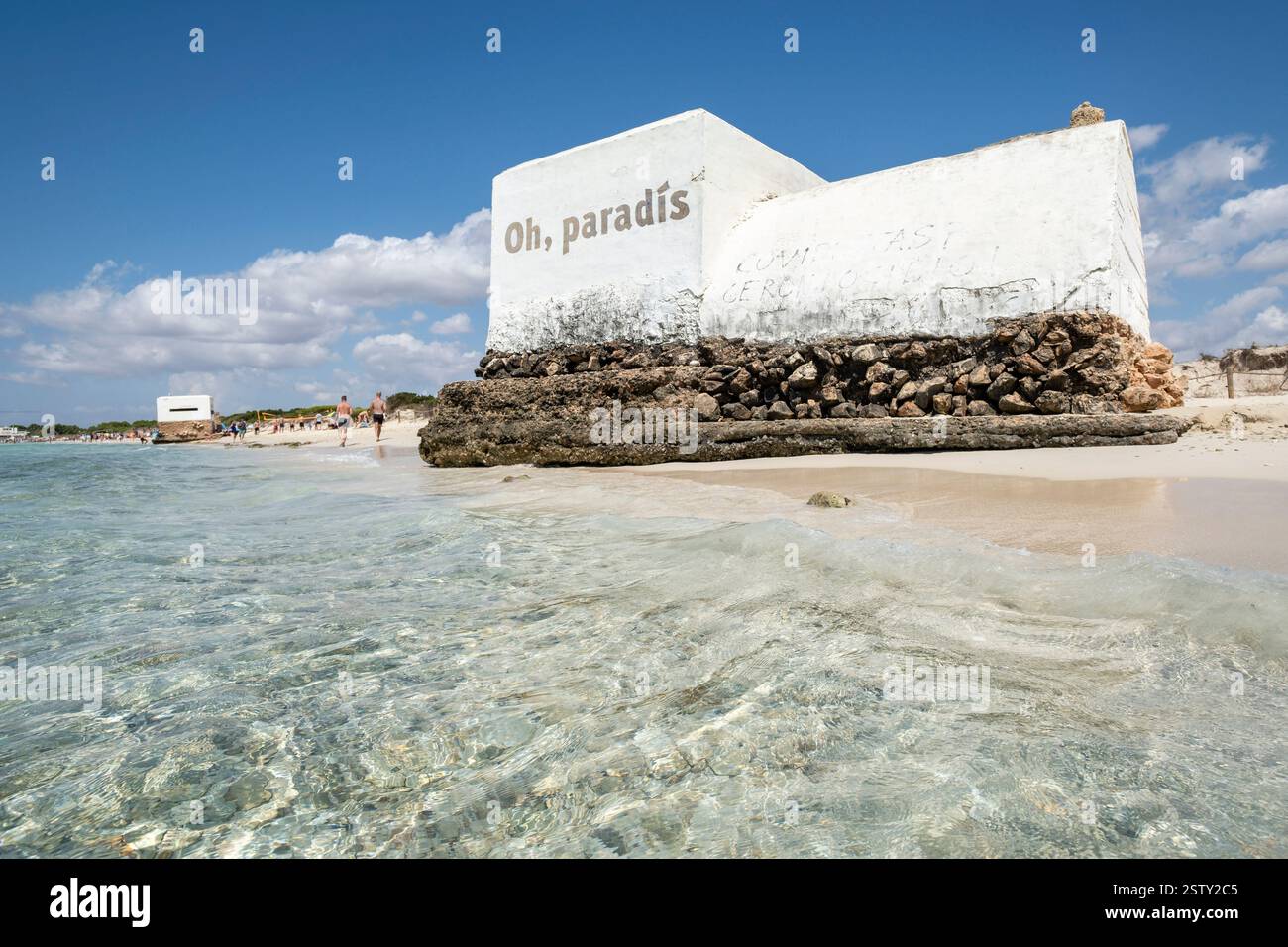 SA Rapita-Ses Covetes Beach Stockfoto