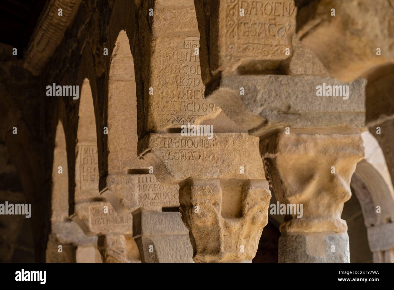 Kloster der ehemaligen Kathedrale von San Vicente Stockfoto