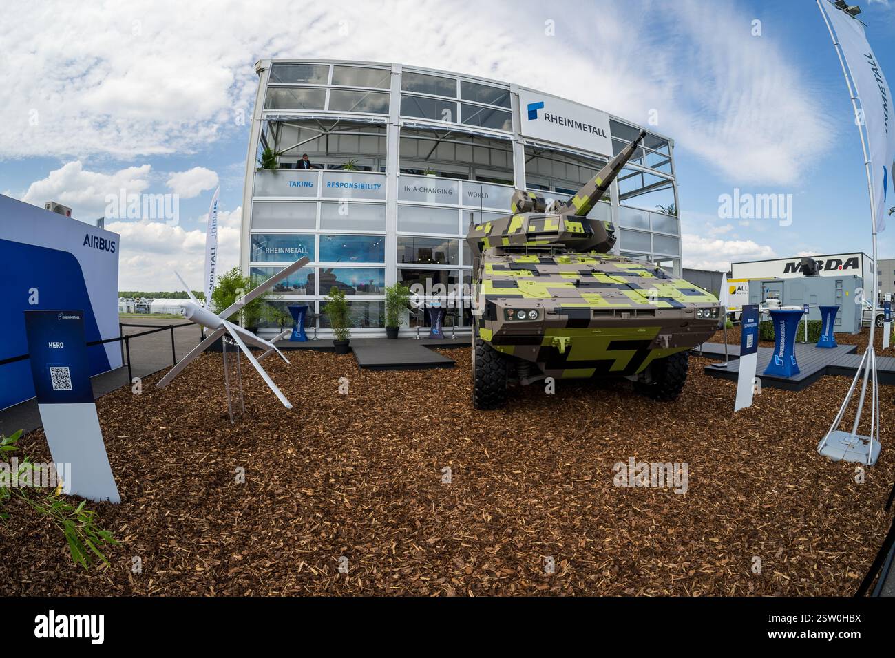 Der Skyranger 35 ist ein von der Rheinmetall Air Defence AG entwickeltes Kurzstreckenflugturmsystem. Stockfoto