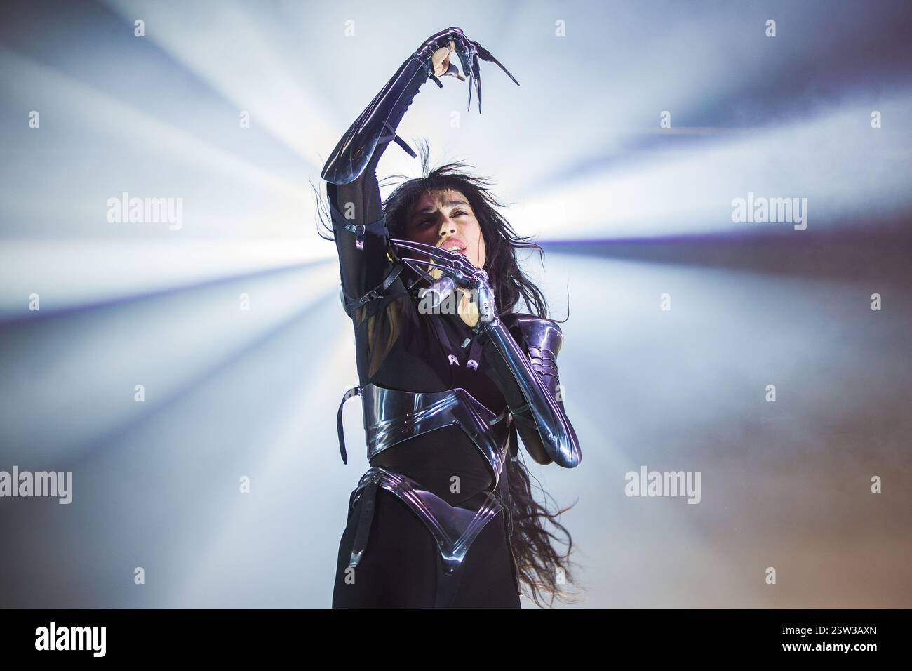Loreen trat im Februar 2025 live in Oslo auf Stockfoto