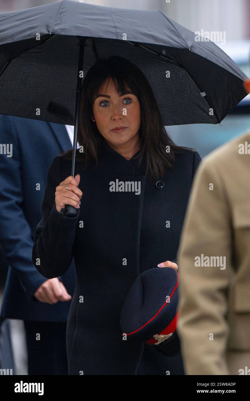 Der Selbstmord eines Soldaten, der nach sexueller Übergriffe durch ihren Vorgesetzten Angst hatte, wurde teilweise durch den Umgang der Britischen Armee mit ihrer Kompanie verursacht Stockfoto