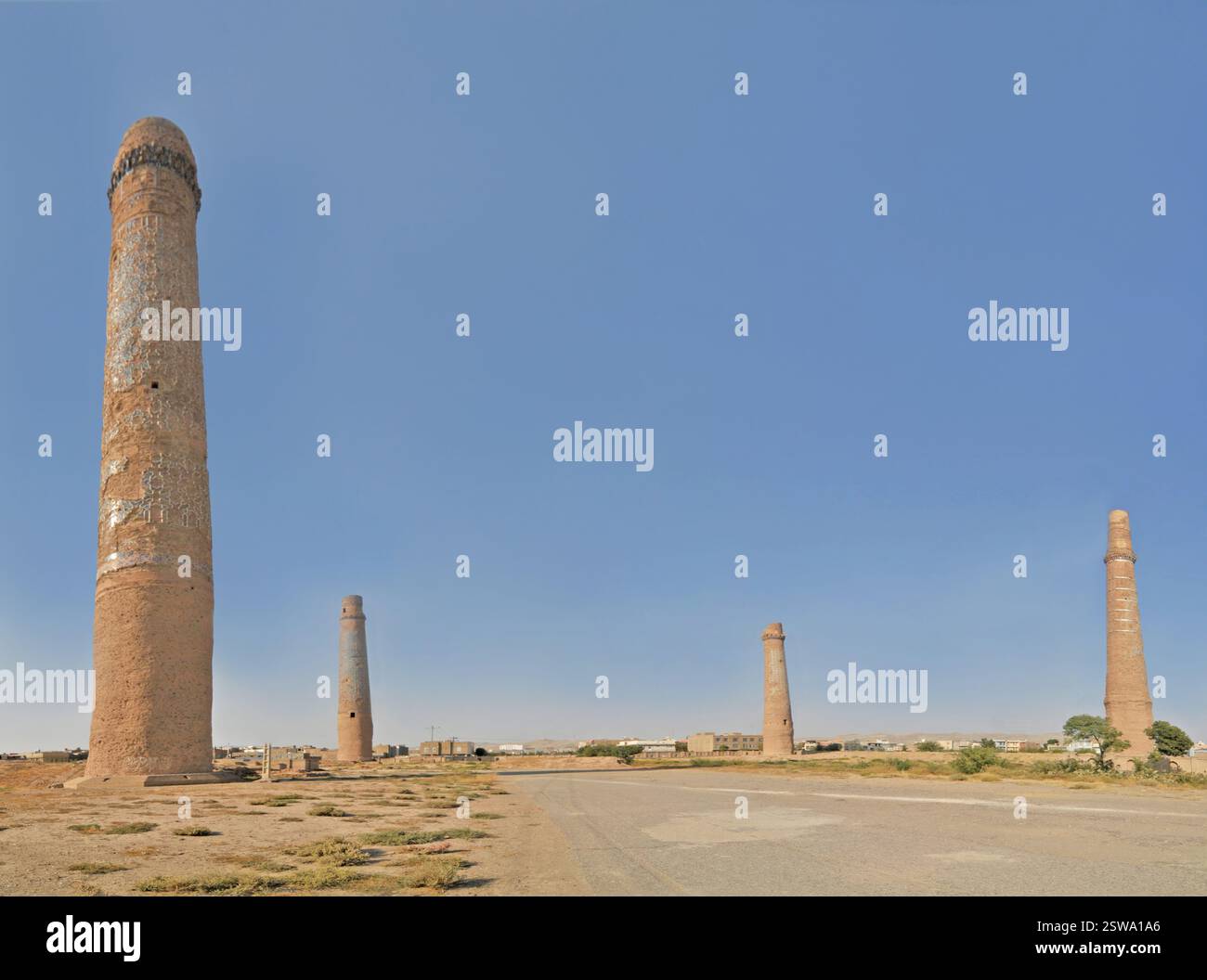 Der Musalla-Komplex, auch bekannt als Musallah-Komplex oder Musalla of Gawhar Shah islamischer religiöser Komplex in Herat, Afghanistan Stockfoto