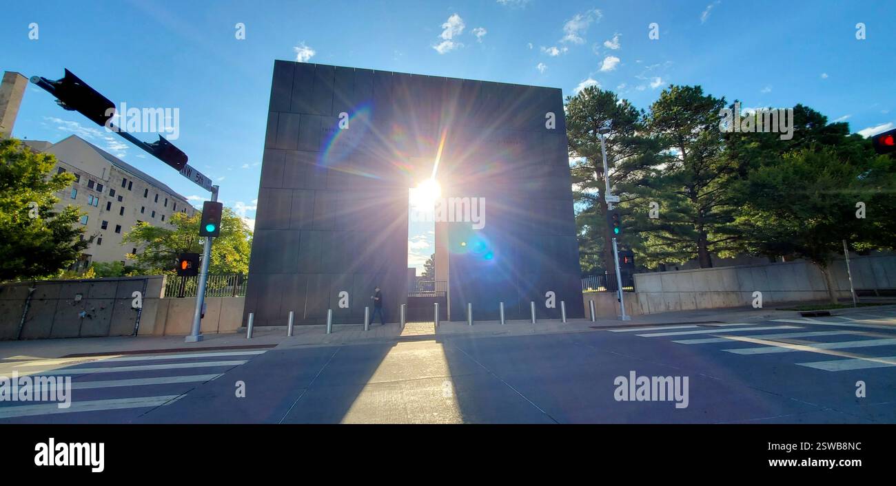 12. September 2024, Oklahoma City, Oklahoma, USA, Oklahoma City National Memorial Stockfoto