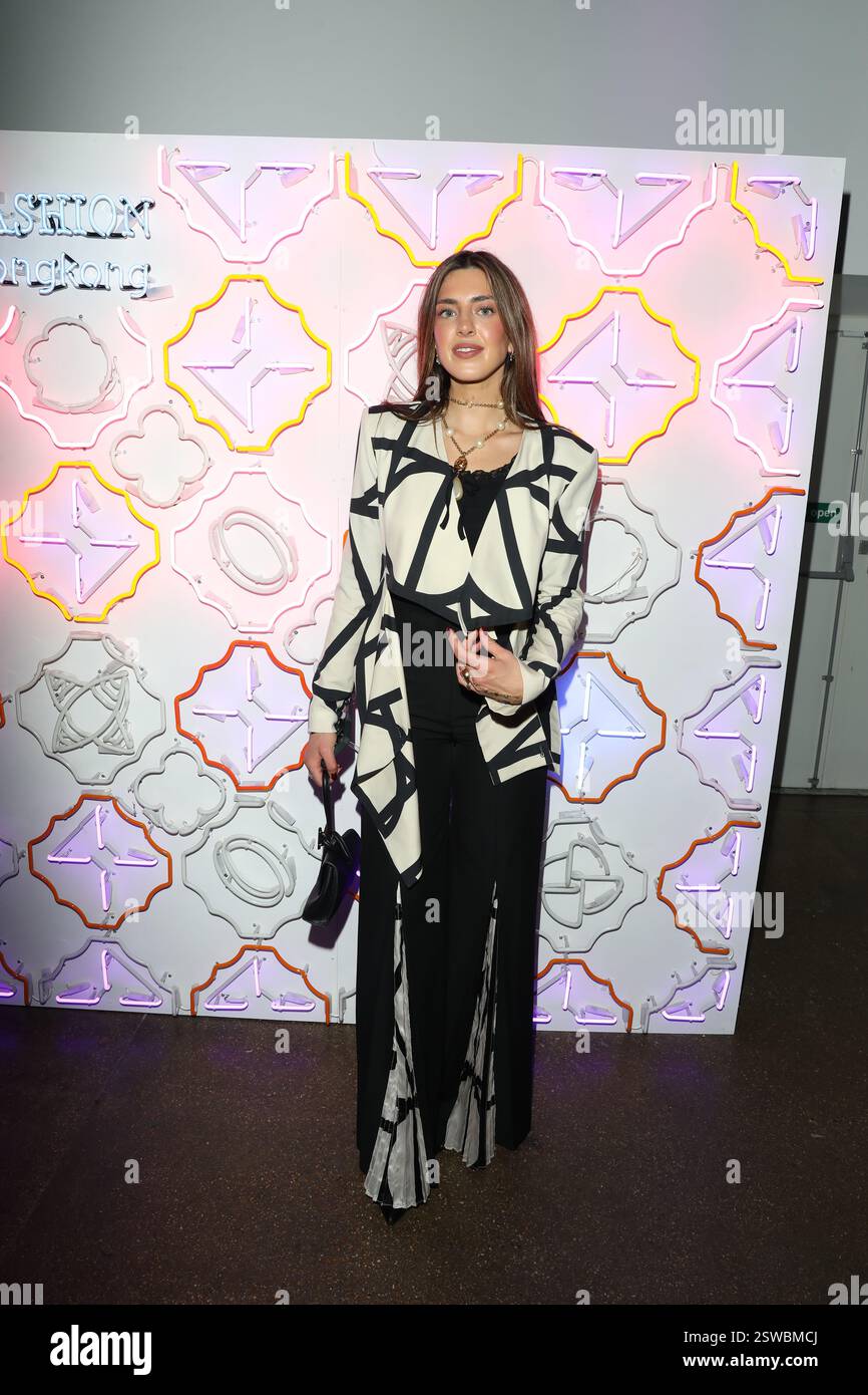 Yasmine Zweegers besucht Fashion Hong Kong Runway & After Party in den Protein Studios in London, Großbritannien. Quelle: John Davies/Alamy Live News Stockfoto