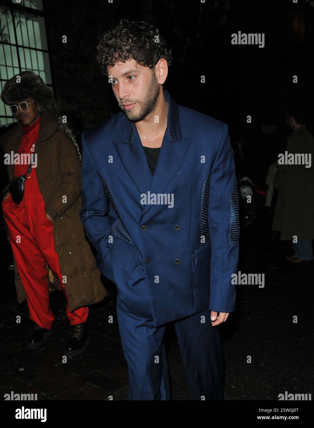 London, Großbritannien. Februar 2025. Eyal Booker auf der LFW A/W 2025 Fashion Hong Kong Catwalk Show, Protein Studios, New Inn Yard, am Donnerstag, den 20. Februar 2025 in London, England, Großbritannien. CAP/CAN © CAN/Capital Pictures Credit: Capital Pictures/Alamy Live News Stockfoto