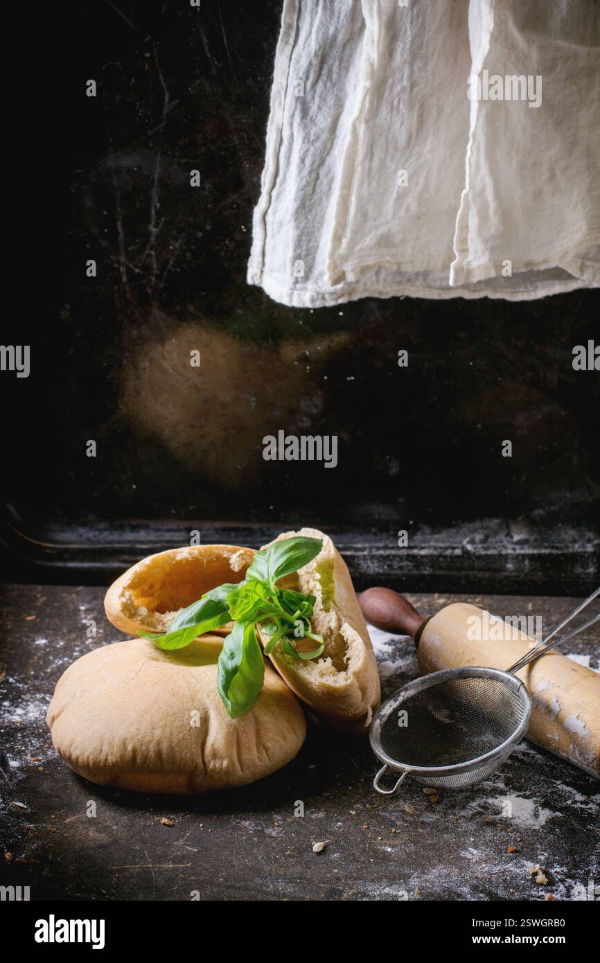 Pita-Brot Stockfoto
