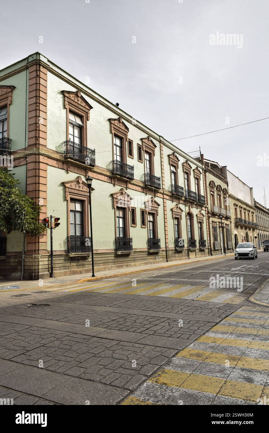 Kolonialstadt Oaxaca de Juarez, Mexiko. Mexikanische Architektur Stockfoto