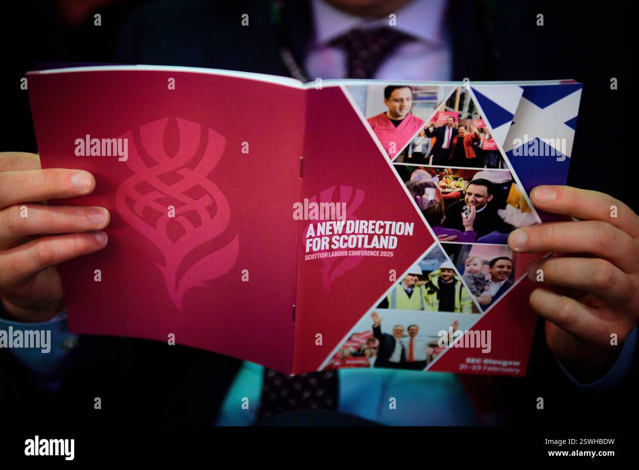 Glasgow Schottland, Vereinigtes Königreich 21. Februar 2025. Die Scottish Labour Conference bei der SEC. Credit sst/Alamy Live News Stockfoto