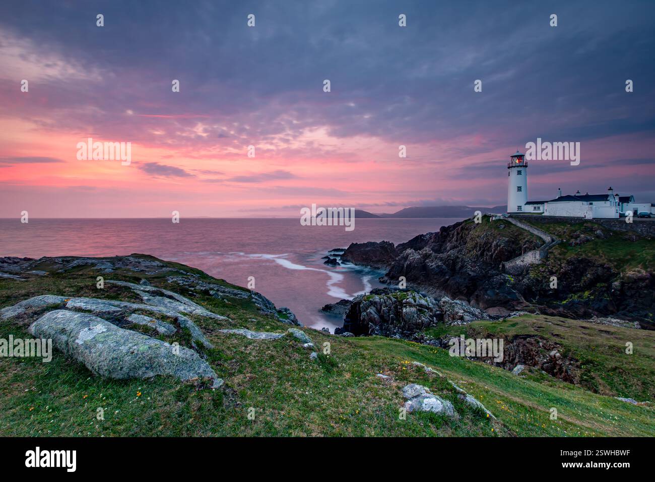 Fanad Head in the Morning Light, County Donegal, Irland Stockfoto