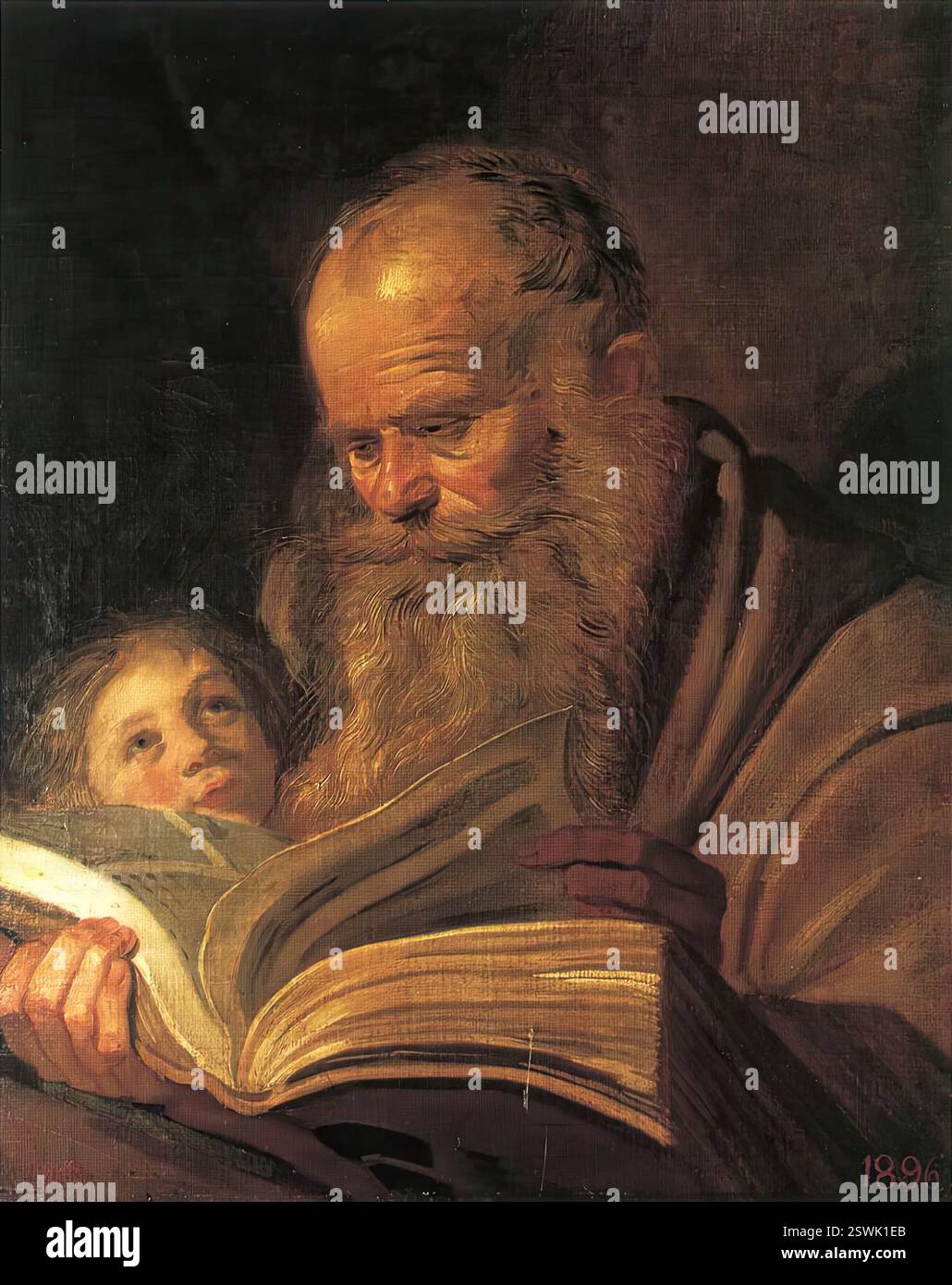 HALS, Frans (* 1580, Antwerpen, d. 1666, Haarlem) St. Matthäus um 1625 Öl auf Leinwand, 70 x 55 cm Museum für westeuropäische und orientalische Kunst, Odessa --- Schlüsselwörter: ----------------- Autor: HALS, Frans Titel: St. Matthäus Zeitlinie: 1601-1650 Schule: Niederländisch Form: Malerei Art: Religiös Stockfoto