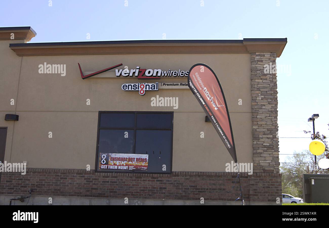 EVANSTON/WYOMING STATE /USA  Verizon Wireless Phone Compnay 14 Juni 2012 FOTO VON Francis / Dean DEAN PICTURES Stockfoto
