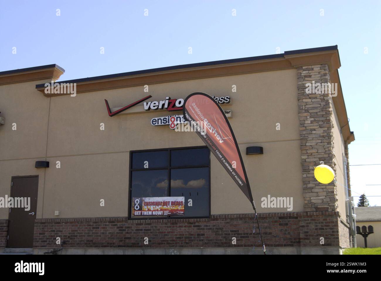EVANSTON/WYOMING STATE /USA  Verizon Wireless Phone Compnay 14 Juni 2012 FOTO VON Francis / Dean DEAN PICTURES Stockfoto