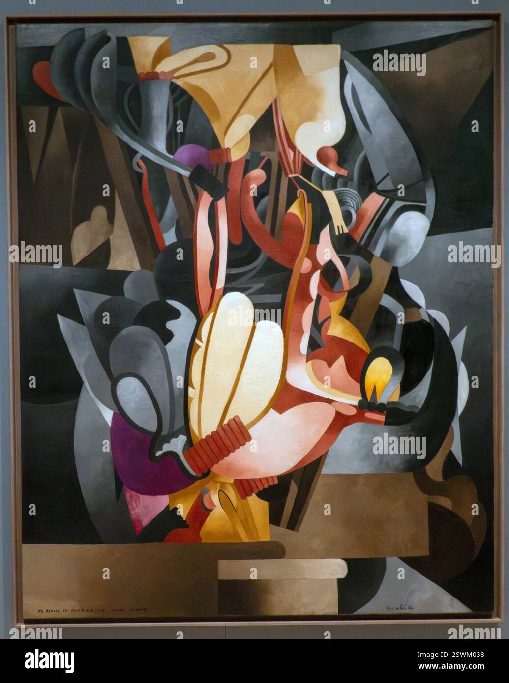 Francis Picabia, I See again in Memory My Dear Udnie, Painting, 1914, The Museum of Modern Art, New York, USA Stockfoto