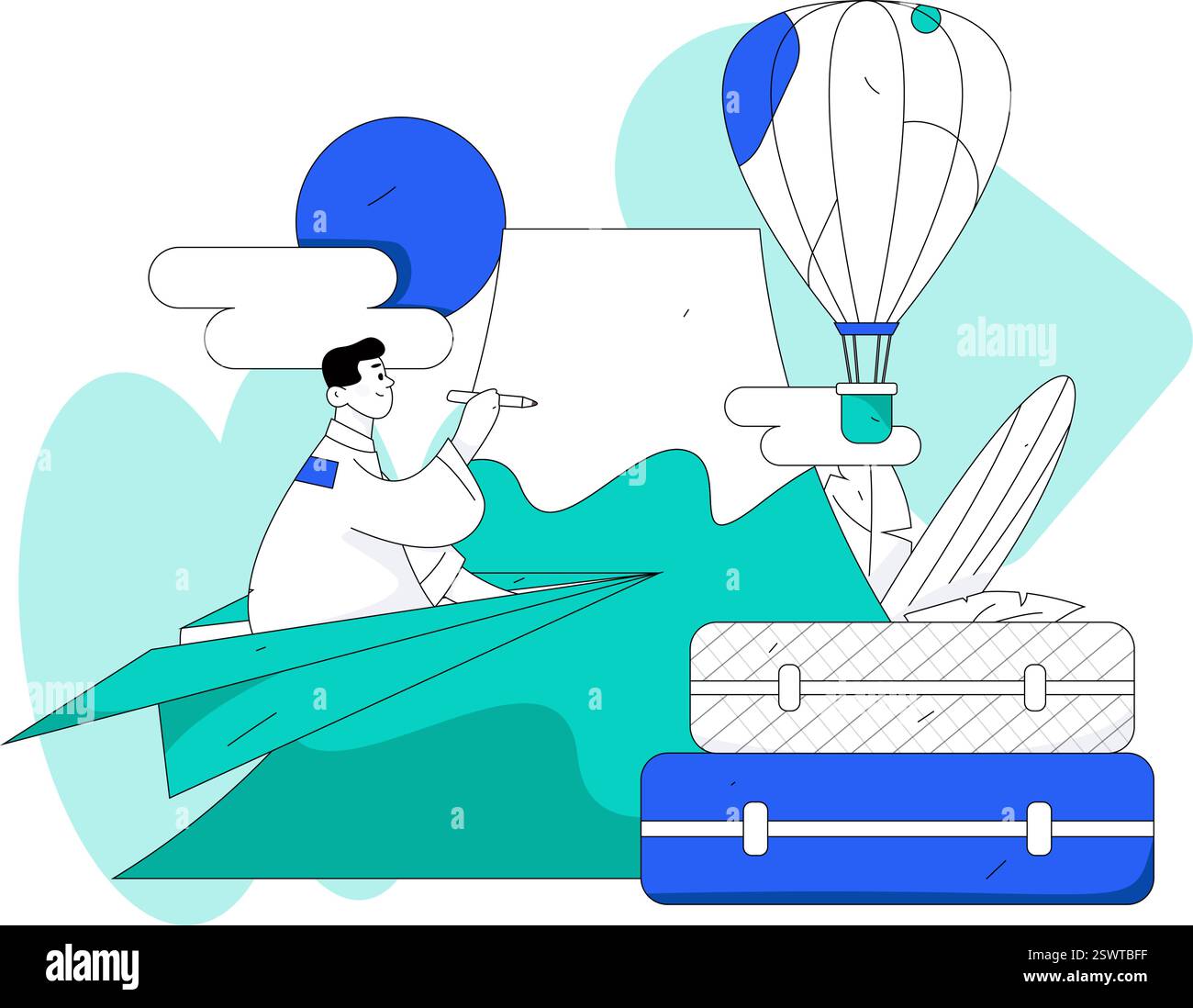 Urlaub Reise Zeichen Internet Hintergrund Vektor Hand gezeichnete Illustration Stock Vektor Urlaub Reise Zeichen Internet Hintergrund Vektor Hand gezeichnete Illustration Stock Vektor