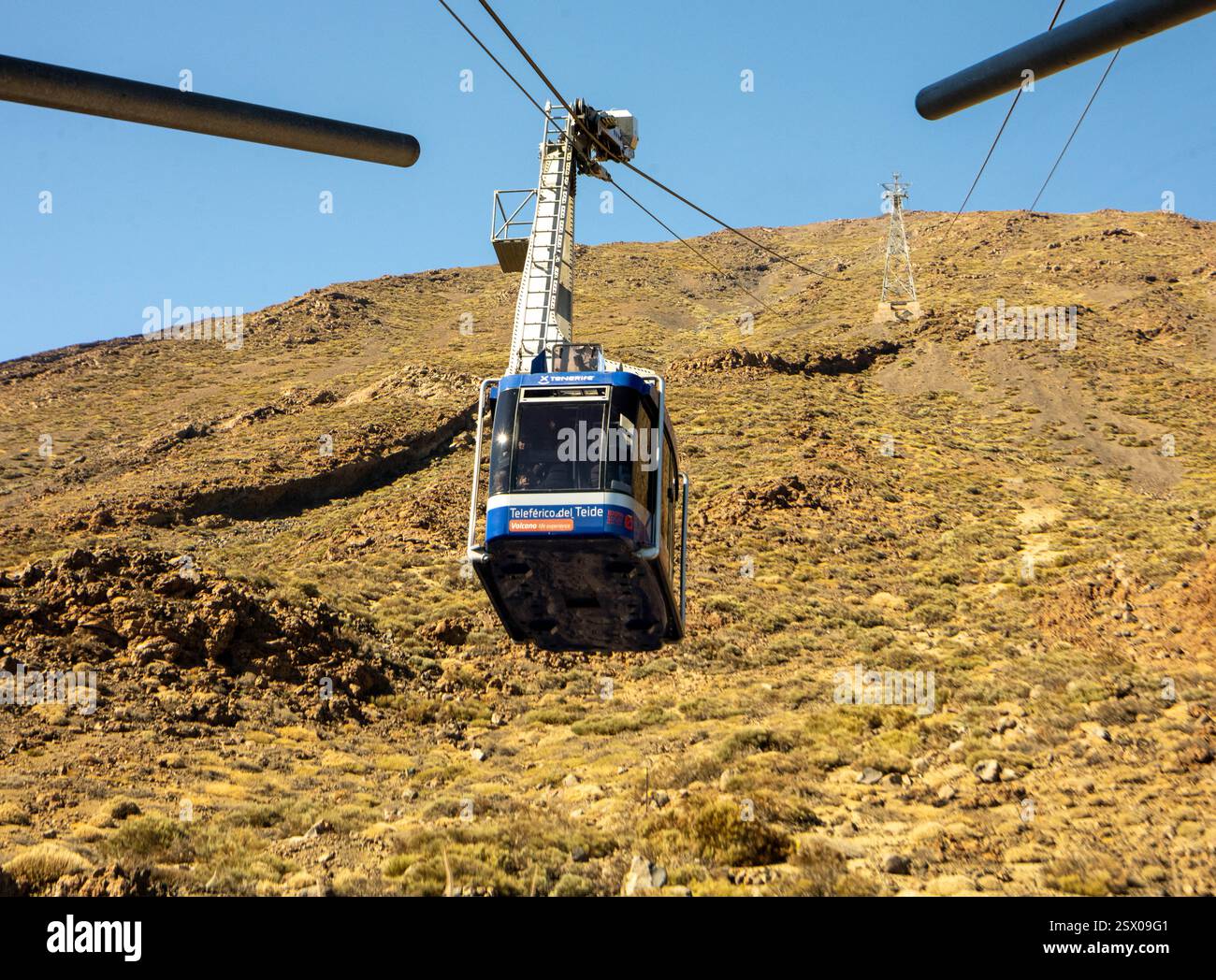 Mount Teide, Teneriffa, Spanien, ein Vulkan auf Teneriffa auf den Kanarischen Inseln, Spanien. Sein Gipfel mit 3.715 m (12.188 ft) ist der höchste Punkt Spaniens und Stockfoto