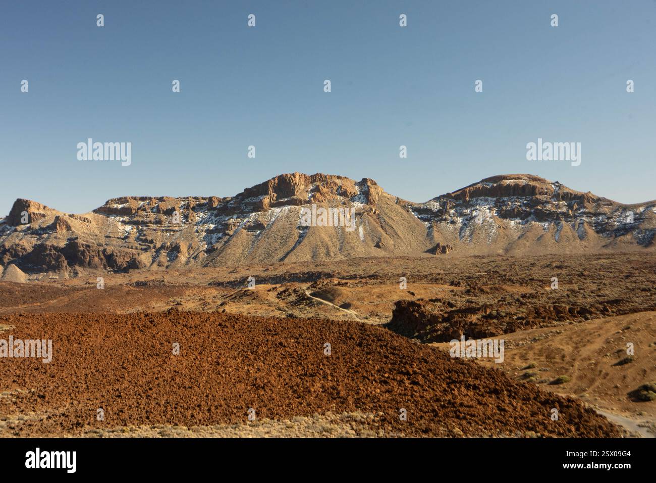 Mount Teide, Teneriffa, Spanien, ein Vulkan auf Teneriffa auf den Kanarischen Inseln, Spanien. Sein Gipfel mit 3.715 m (12.188 ft) ist der höchste Punkt Spaniens und Stockfoto