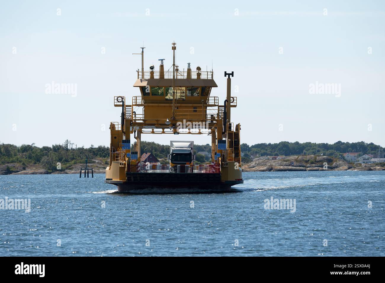 Autofähre zwischen Göteborg und dem nördlichen Archipel Stockfoto