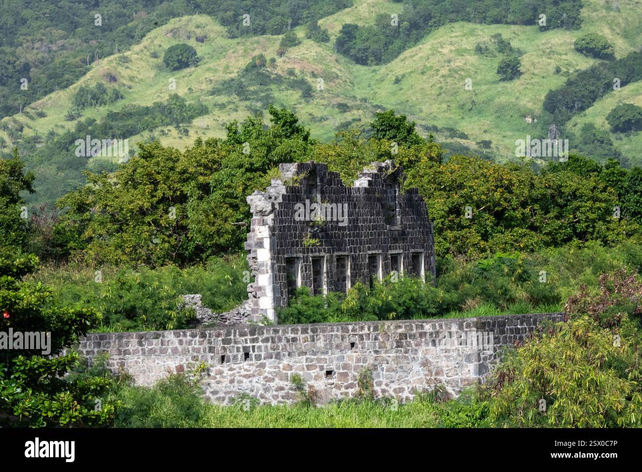 Brimstone Hill Fortress, Nationalpark, UNESCO-Weltkulturerbe St. Kitts Stockfoto