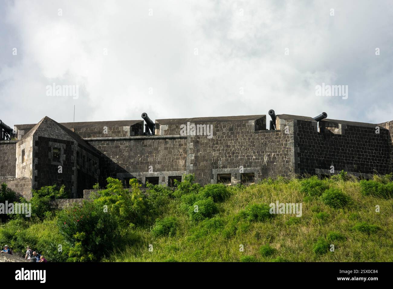 Brimstone Hill Fortress, Nationalpark, UNESCO-Weltkulturerbe St. Kitts Stockfoto