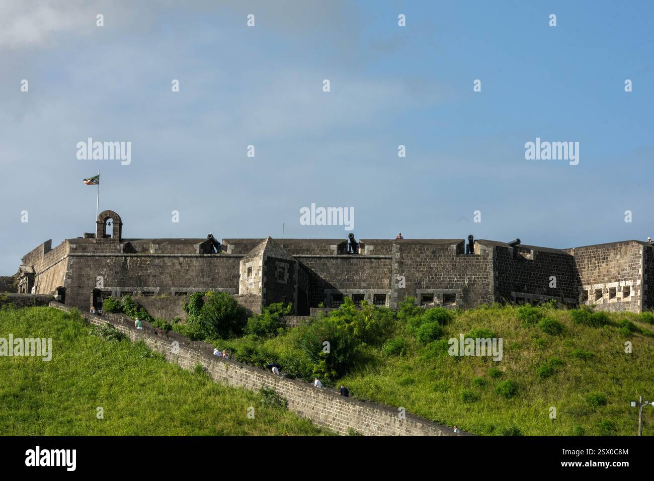 Brimstone Hill Fortress, Nationalpark, UNESCO-Weltkulturerbe St. Kitts Stockfoto