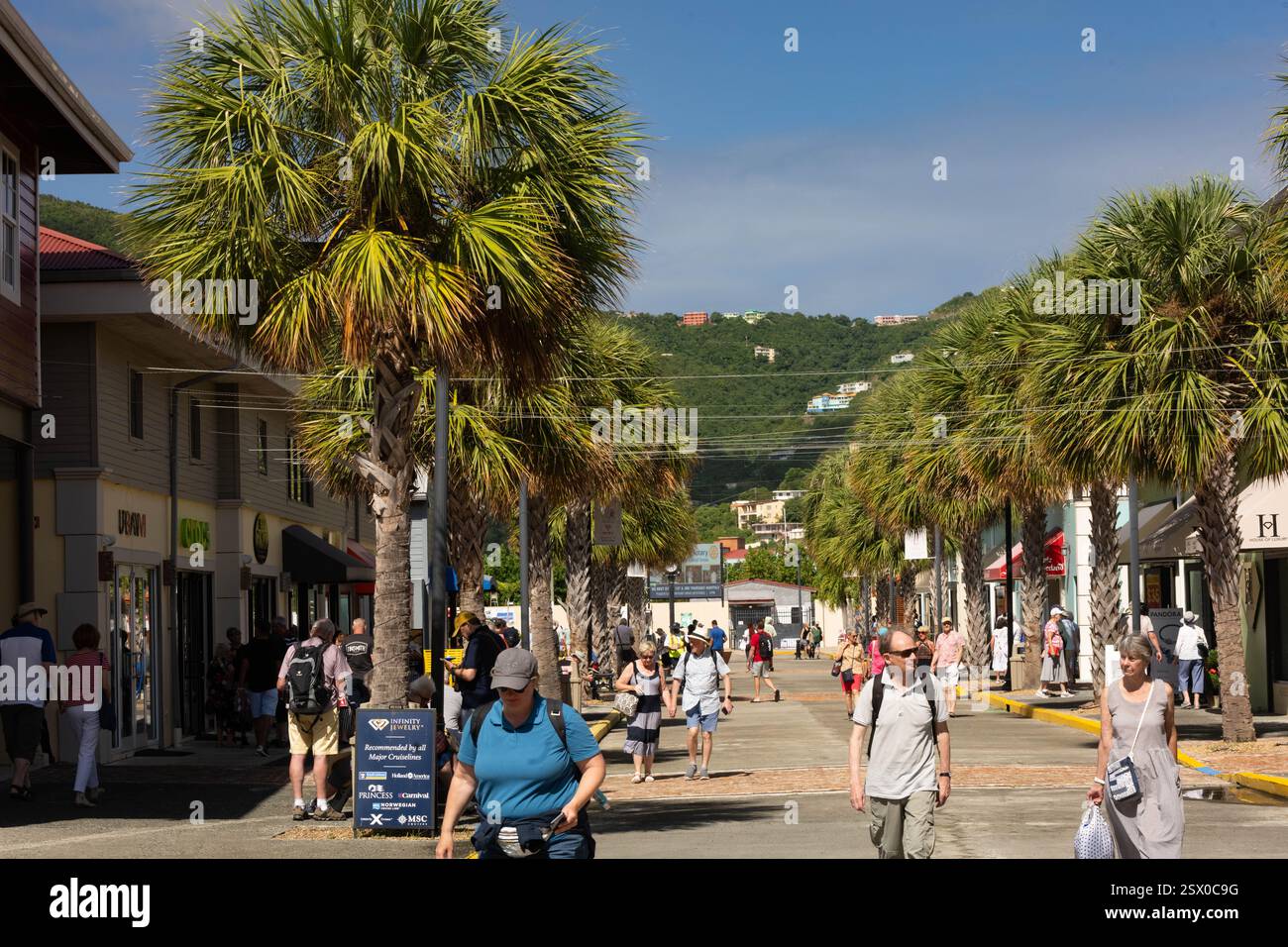 Road Town, Tortola Britische Jungferninseln Stockfoto