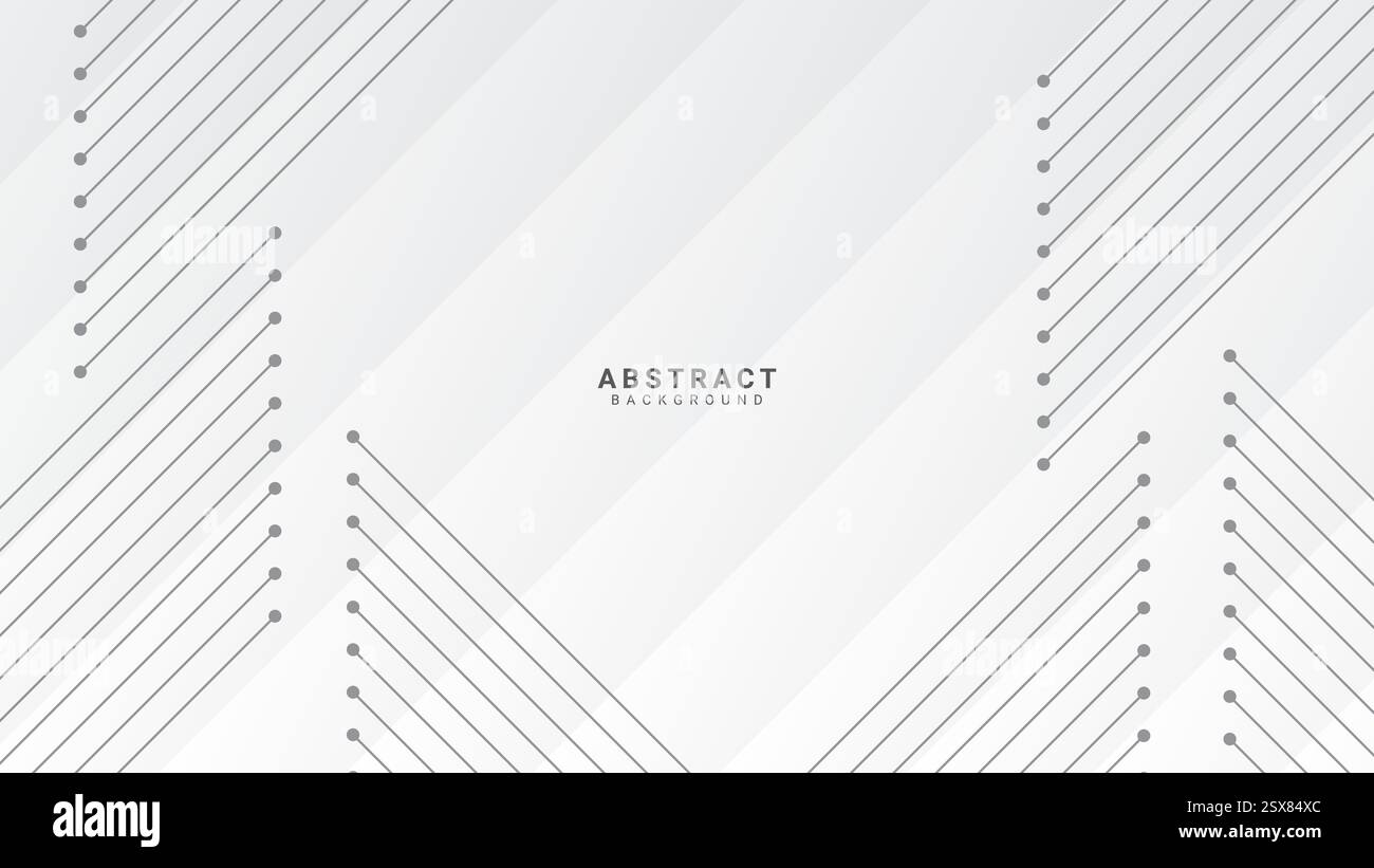 Hintergrunddesign mit Verbindungspunkten und -Linien Stock Vektor