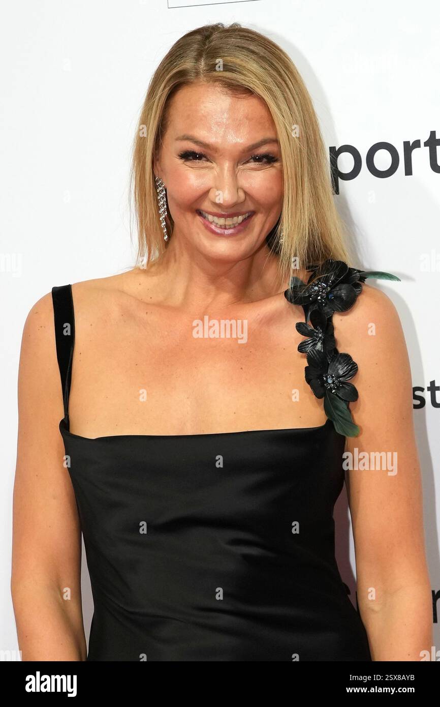 Franziska van Almsick beim Ball des Sports am 22.02.2025 in Frankfurt Stockfoto