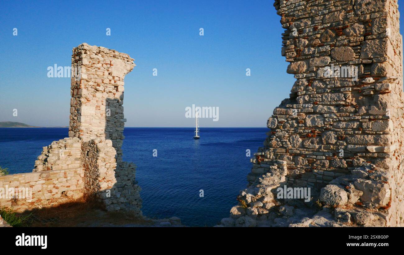 Die griechische Insel Samos Stockfoto