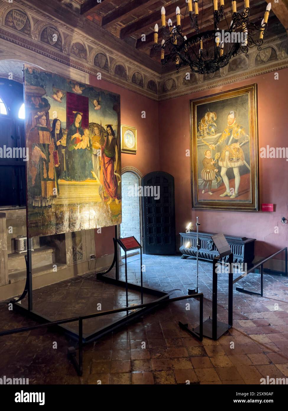 Schloss Gradara. 2024 iPhone Roadtrip Stockfoto
