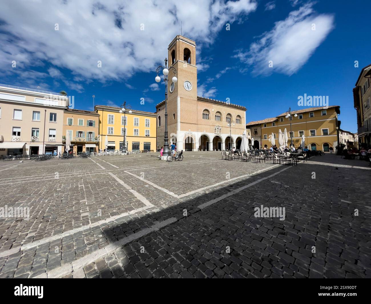 Palazzo del Podestà, Fano, Italien. Stockfoto