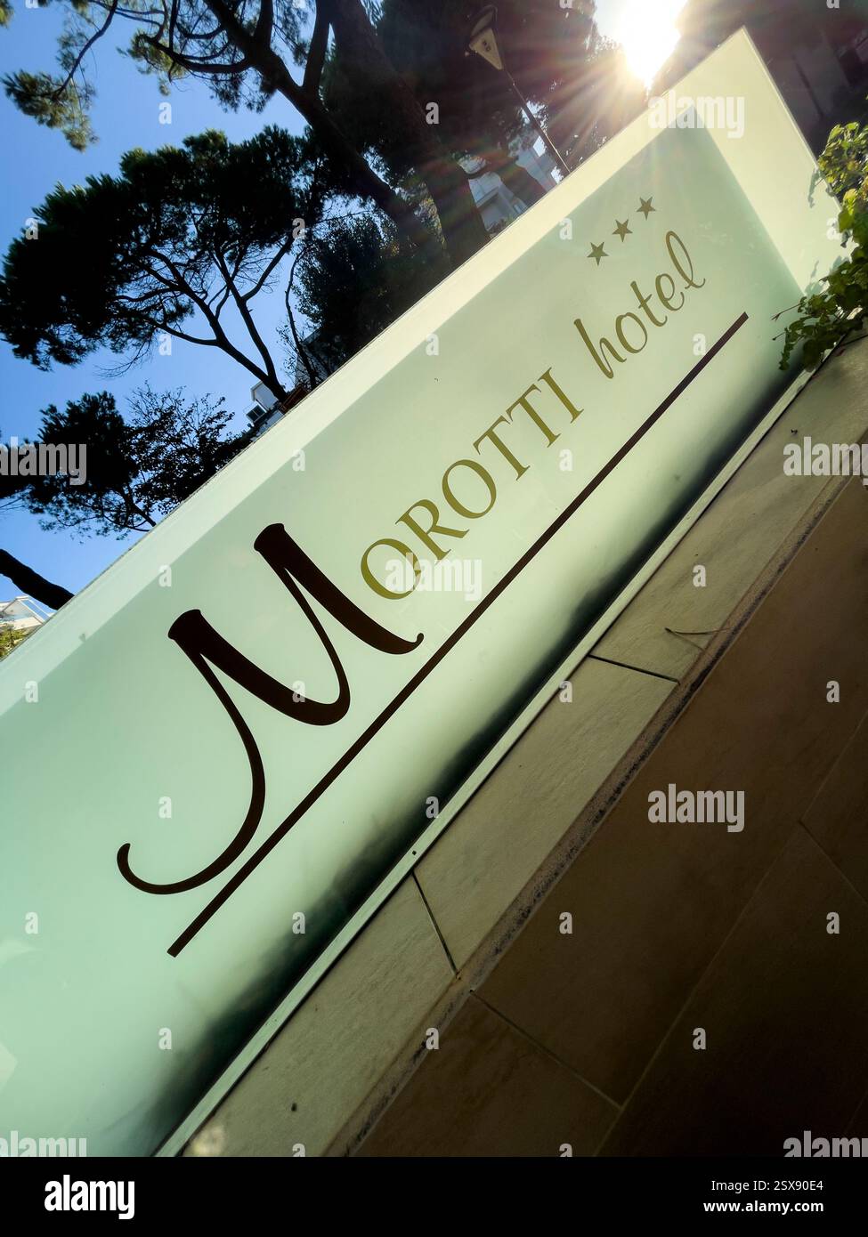 2024 iPhone Roadtrip - Smartphone-aufgenommenes Stockfoto