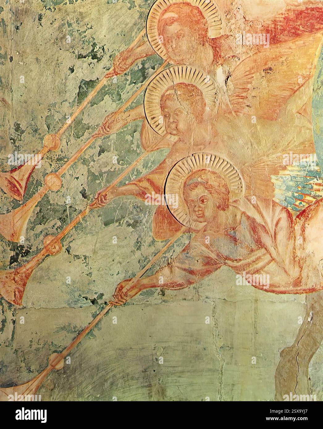 CIMABUE (* ca. 1240, Firenze, d. ca. 1302, Firenze) Apokalyptischer Christus (Detail) 1280-83 Fresko, 350 x 300 cm Oberkirche, San Francesco, Assisi Detail des Freskos an der Wand des linken Querschiffes. *** Stichwörter: ************* Autor: CIMABUE Titel: Apokalyptischer Christus (Detail) Zeitlinie: 1251-1300 Schule: Italienisch Form: Malerei Art: Religiös Stockfoto