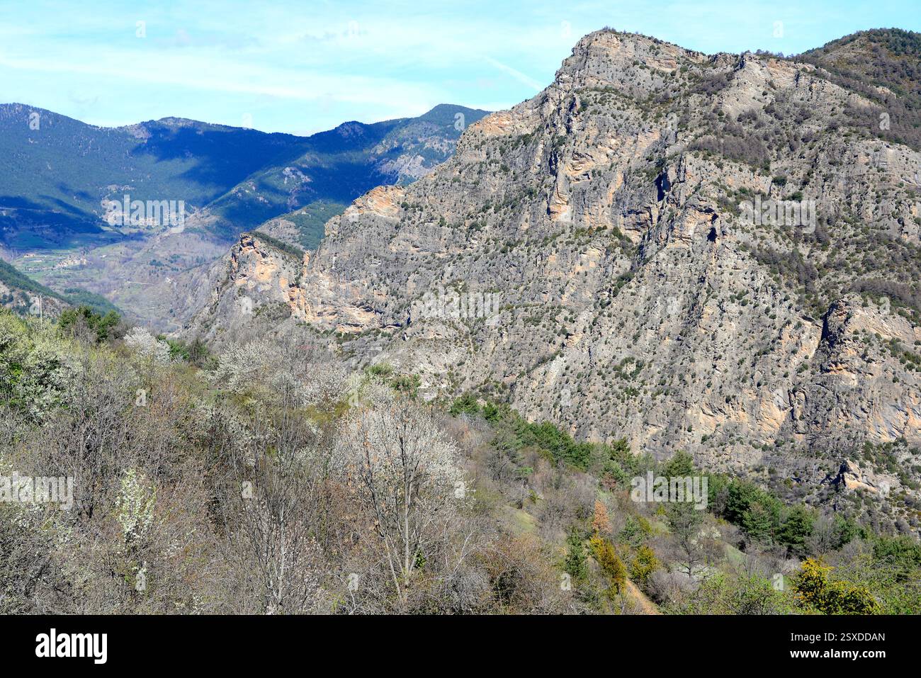 Serra del Cadí. Alt Urgell, Lleida, Katalonien, Spanien. Stockfoto