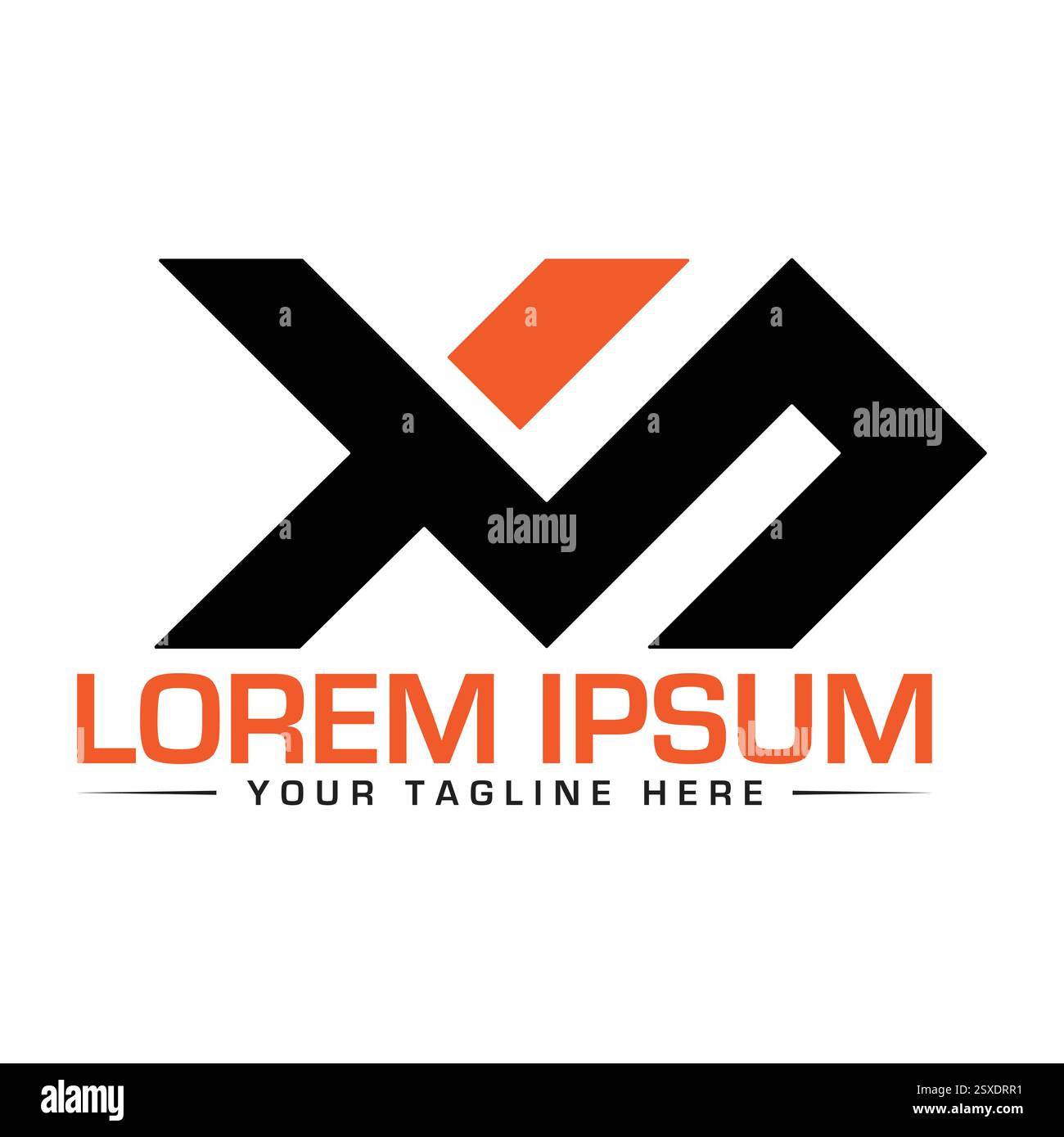 Design mit XR-Letter-Logo Stock Vektor