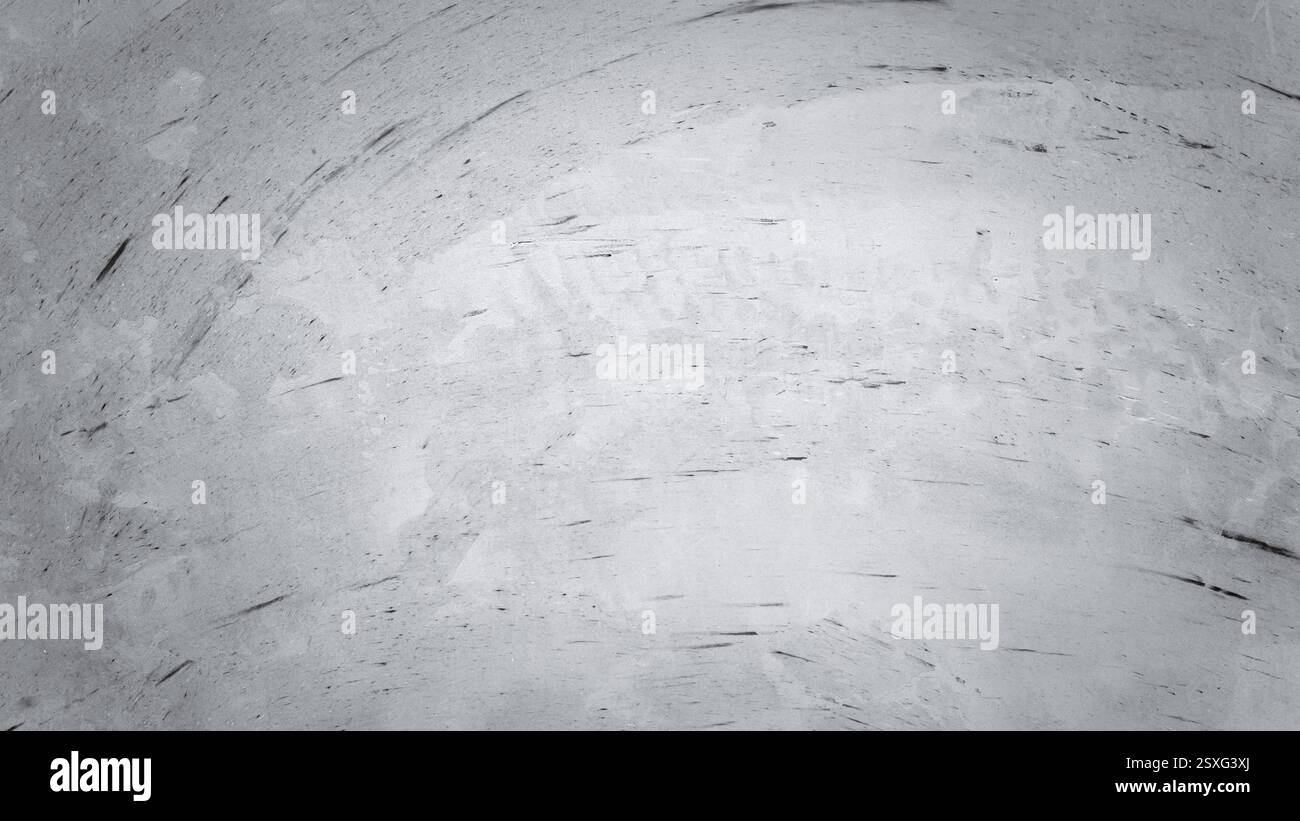 Leere Wand und Boden mit Zement- und Rohbeton-Textur für Heim- oder Außenbereiche mit rauem Hintergrund und Hintergrundbild, horizontal Stockfoto