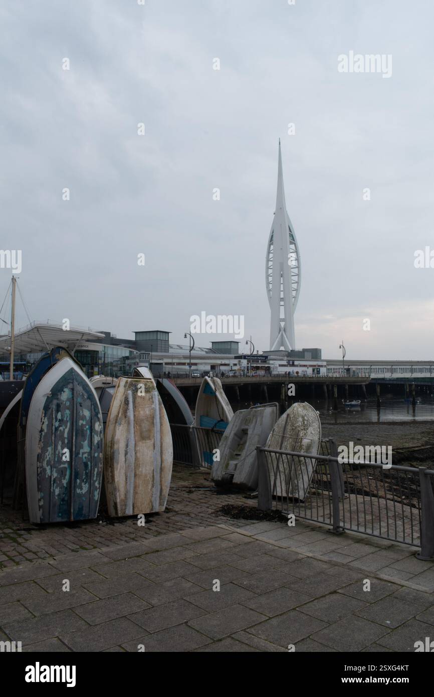 Der Spinnaker Tower, Portsmouth, England Stockfoto