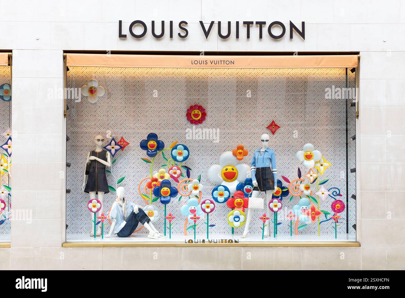 Louis Vuitton Ladenfront Stockfoto
