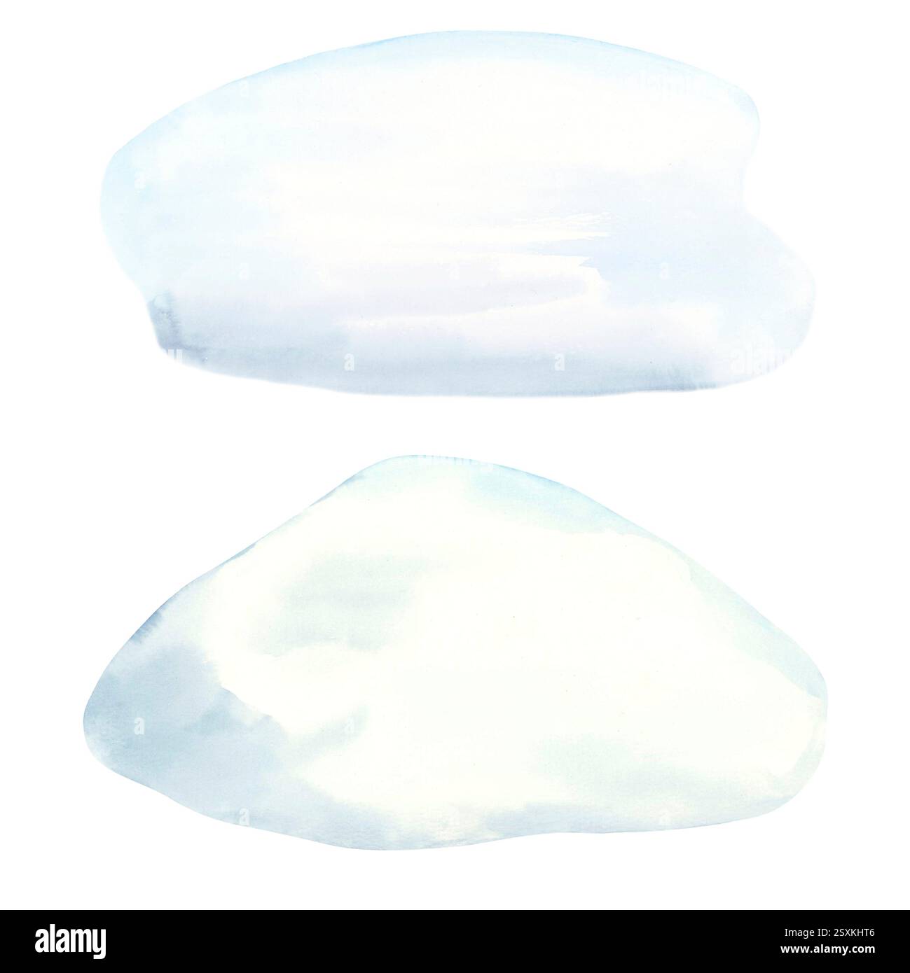 Kinder-Winter-Illustration. Schnee. Aquarell. Clipart Kollektion Stockfoto