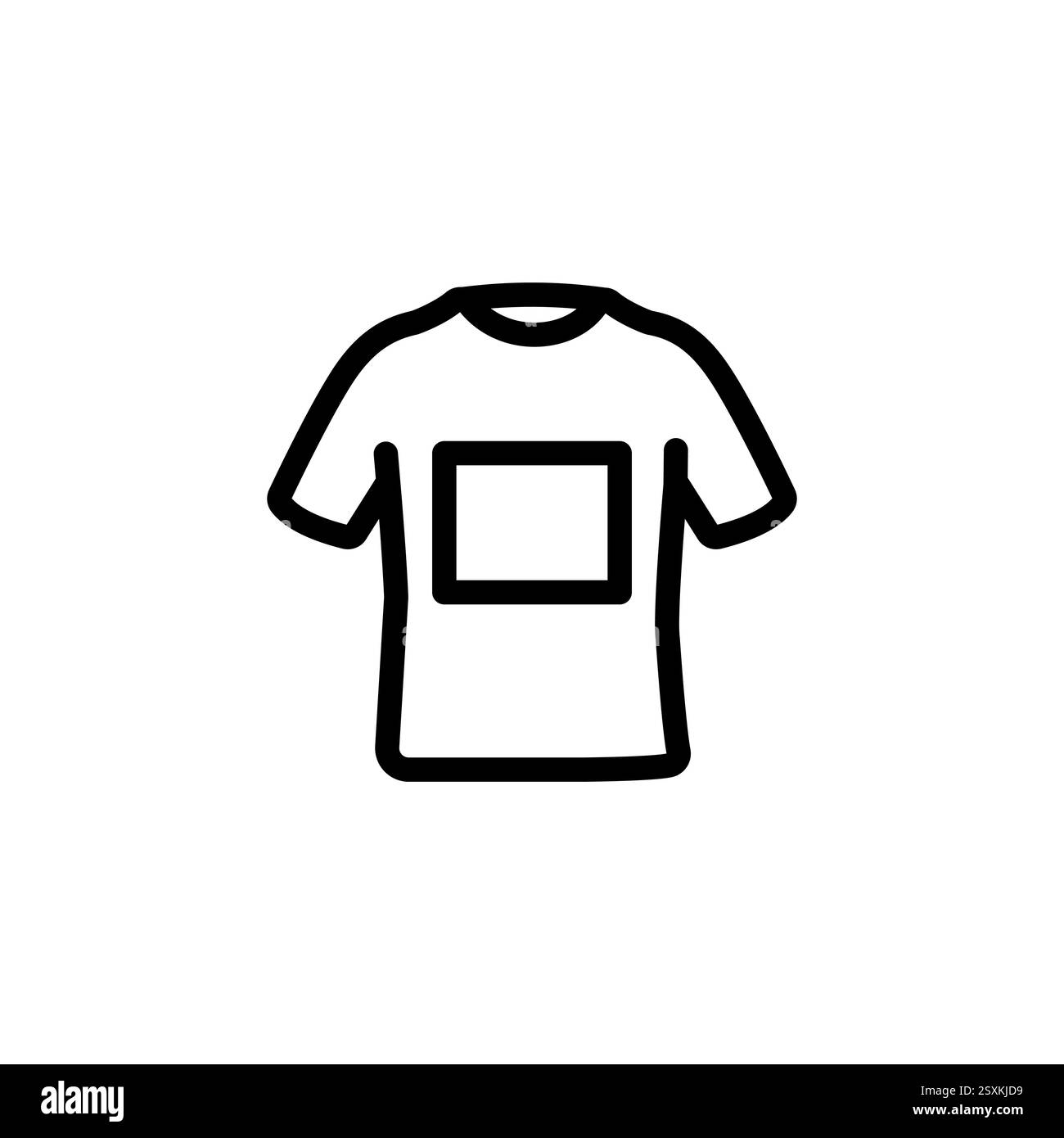 Stock Vektor Hemd Design Icon Umriss Stil Icon Design isoliert Stock Vektor