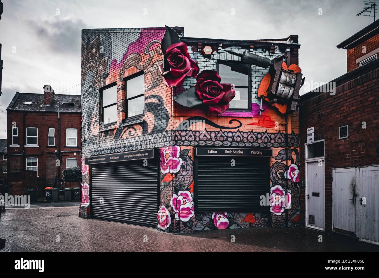 Allgemeine Ansichten um Headingley, Leeds, West Yorkshire, Großbritannien. 23. Februar 2025. Leeds, West Yorkshire, Großbritannien. Quelle: Lichtfotografie Stockfoto