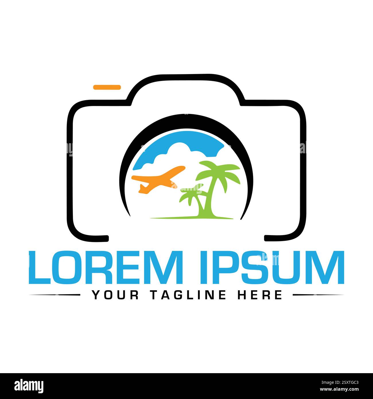 Design Des Kameralogos Stock Vektor