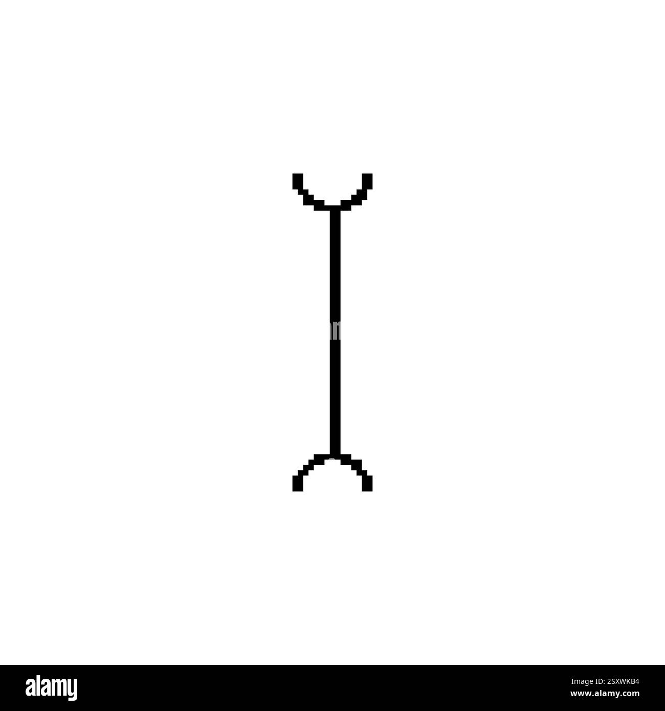 Vektorsymbol für Cursor und Textmarkierung in UI-Tools. Stock Vektor